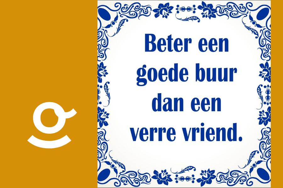 Wie woont er eigenlijk tegenover je? Ontdek het op Burendag!