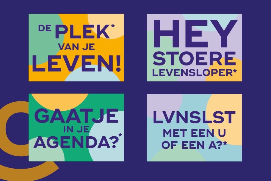 Ansichtkaarten Levenslopers